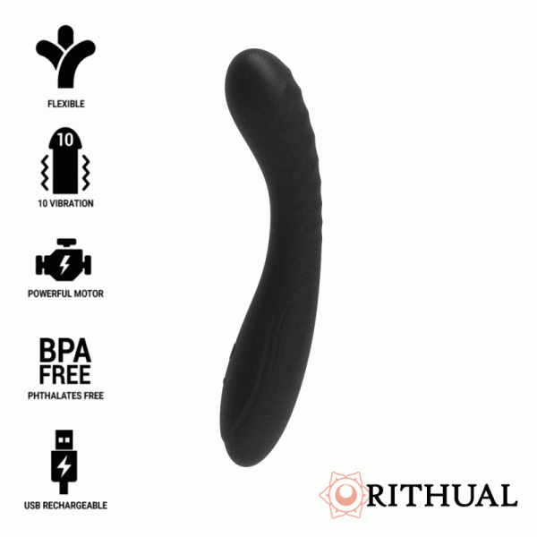 RITHUAL- KRIYA STIMULAODR RECARGABLE PUNTO G NEGRO TALLA 1 RITHUAL