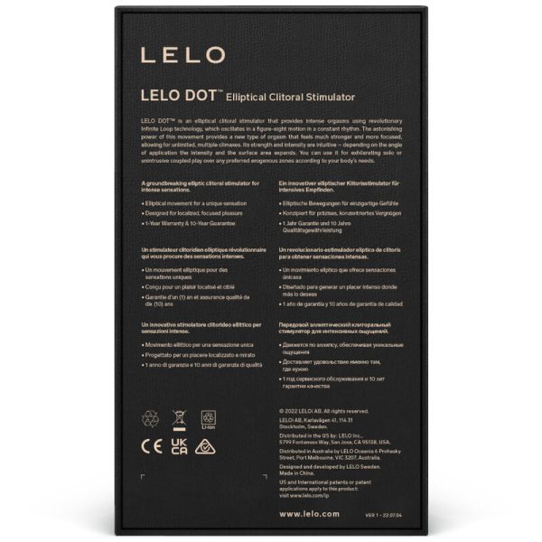 ESTIMULADOR DEL CLITORAL LELO DOT - ROSA LELO - Imagen 4