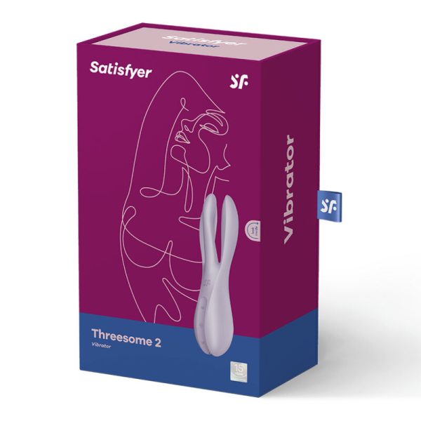 VIBRADOR SATISFYER THREESOME 2 - VIOLETA SATISFYER VIBRATOR - Imagen 5