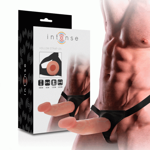 INTENSO - ARN S HUECO CON DILDO 18 X 3,5 CM INTENSE COUPLES TOYS - Imagen 3