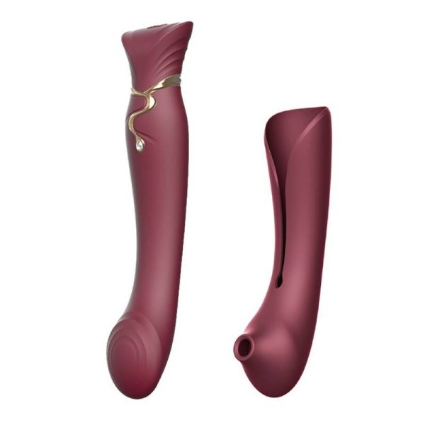 ZALO - QUEEN SET PULSE WAVE CLIT STIM ROJO ZALO