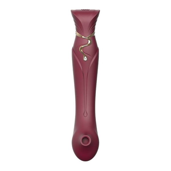 ZALO - QUEEN SET PULSE WAVE CLIT STIM ROJO ZALO - Imagen 5