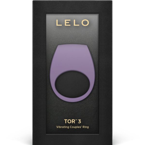 LELO - ANILLO VIBRANTE TOR 3 VIOLETA OSCURO LILA TALLA 1 LELO - Imagen 2