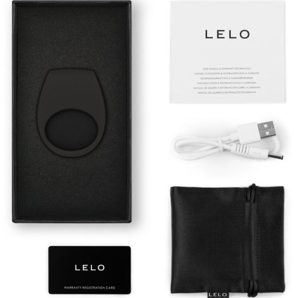 LELO - ANILLO VIBRANTE TOR 3 NEGRO NEGRO TALLA 1 LELO - Imagen 3