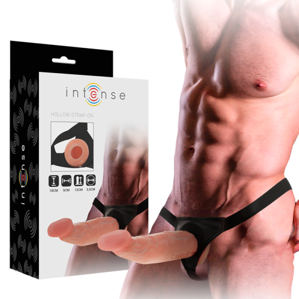 INTENSO - ARN S HUECO CON DILDO 18 X 3,5 CM INTENSE COUPLES TOYS - Imagen 2