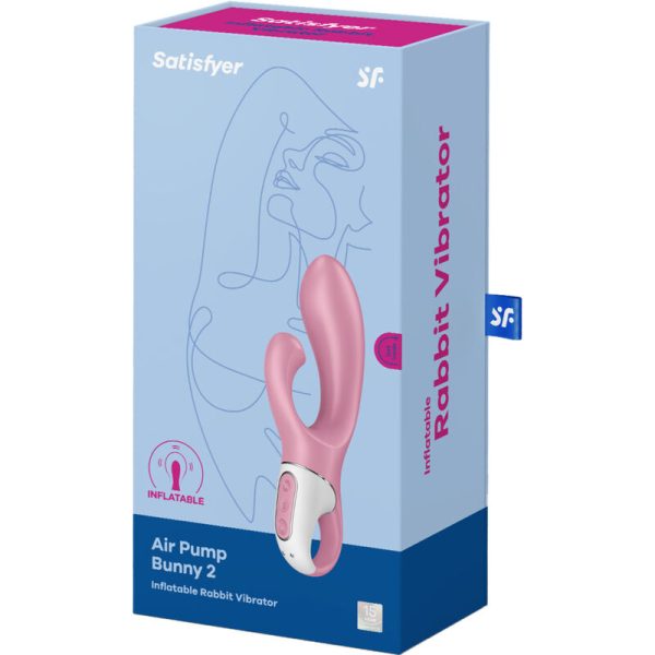 SATISFYER - BOMBA DE AIRE BUNNY 2 ROSA VIEJO SATISFYER VIBRATOR - Imagen 6