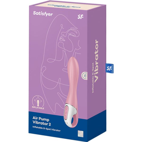 SATISFYER - BOMBA DE AIRE VIBRADOR 2 ROSA ANTIGUO SATISFYER VIBRATOR - Imagen 6