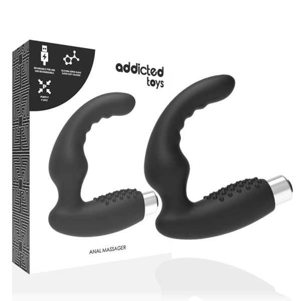 ADDICTED TOYS VIBRADOR DE PRÓTESIS RECARGABLE NEGRO ADDICTED TOYS