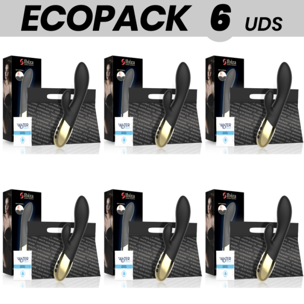 ECOPACK 6 UNIDADES - VIBRADOR CONEJO IBIZA SUPER SUAVE IBIZA TECHNOLOGY