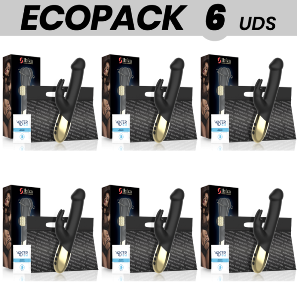 ECOPACK 6 UNIDADES - IBIZA - VIBRADOR ROTATIVO COELHO IBIZA TECHNOLOGY