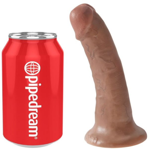 KING COCK - PENE REALISTA 15 CM CARAMELO KING COCK - Imagen 5