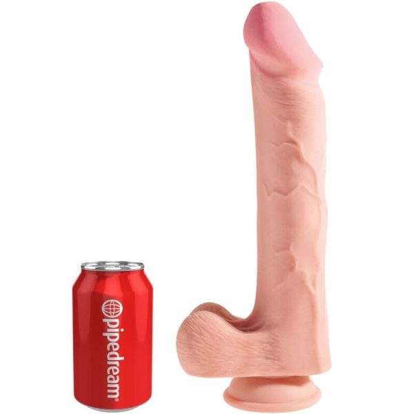 KING COCK - PENE REALISTA CON BOLAS 3D 24,8 CM LIGERO KING COCK - Imagen 6