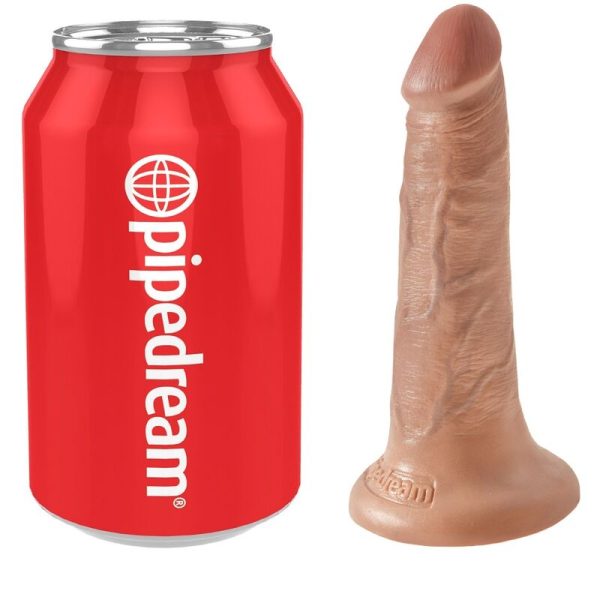 KING COCK - PENE REALISTA 12 CM CARAMELO KING COCK - Imagen 5