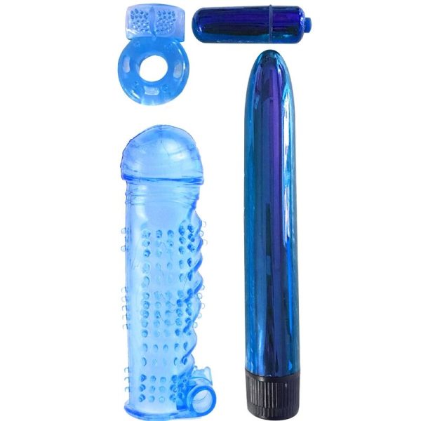 CLASSIX - KIT PAREJAS CON ANILLO, FUNDA Y BALAS AZULES CLASSIX