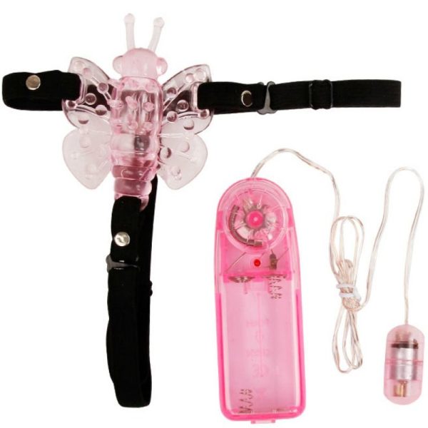 ARNÉS CON VIBRADOR MULTIVELOCIDAD MARIPOSA BAILE STIMULATING - Imagen 4