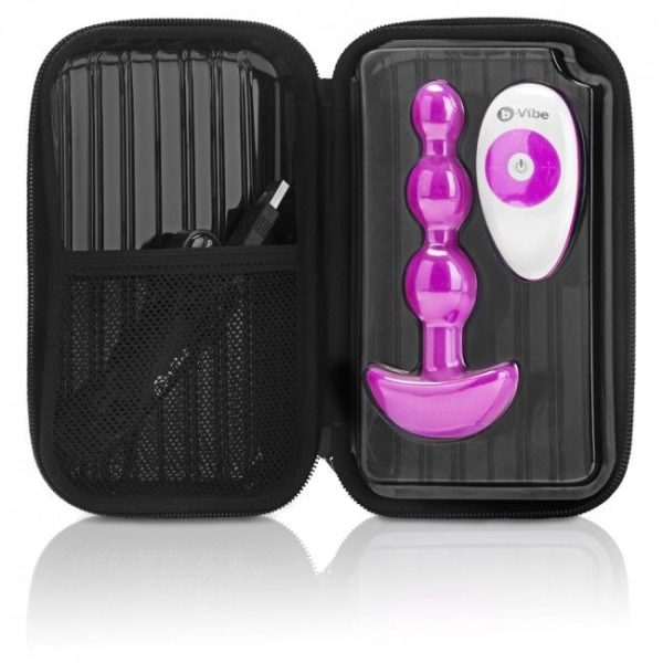 B-VIBE -TRIPLET ANAL CONTROL REMOTO PERLAS ROSA B-VIBE - Imagen 4