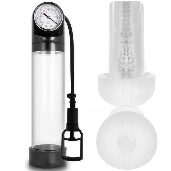 PUMP ADDICTED - RX9 TRANSPARENTE CON MASTURBADOR PUMP ADDICTED