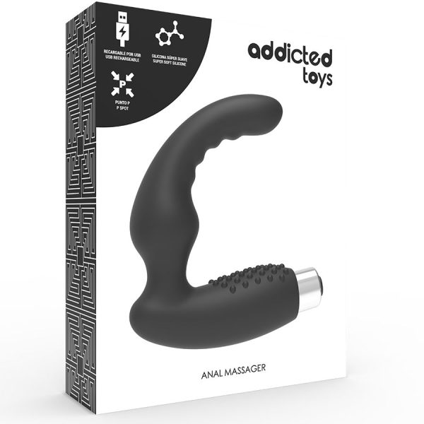 ADDICTED TOYS VIBRADOR DE PRÓTESIS RECARGABLE NEGRO ADDICTED TOYS - Imagen 5