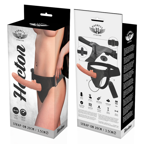 ARNÉS ATRACCIÓN - RNES VIBRADOR HECTOR 20 X 3.5CM HARNESS ATTRACTION - Imagen 7