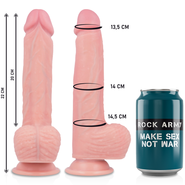 ROCKARMY - HARNES HAWK HAWK + GIRATORIO Y VIBRADOR 22 CM ROCK ARMY - Imagen 4