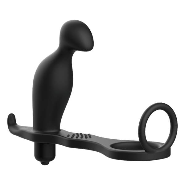 ADDICTED TOYS PLUG ANAL CON ANILLO DE SILICONA NEGRO ADDICTED TOYS - Imagen 3