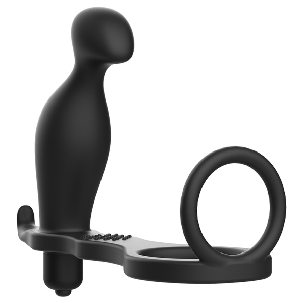 ADDICTED TOYS PLUG ANAL CON ANILLO DE SILICONA NEGRO ADDICTED TOYS - Imagen 2