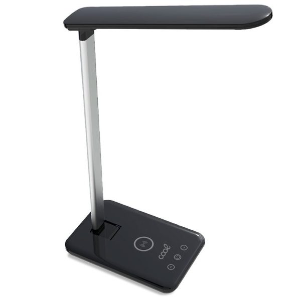 Lámpara LED con Base Carga Inalámbrica Qi  Fold Negro