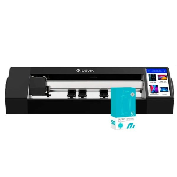 Máquina Plotter V2 Devia Corte Láminas Hasta 15 pulg + Accesorios + 50 Láminas Universales