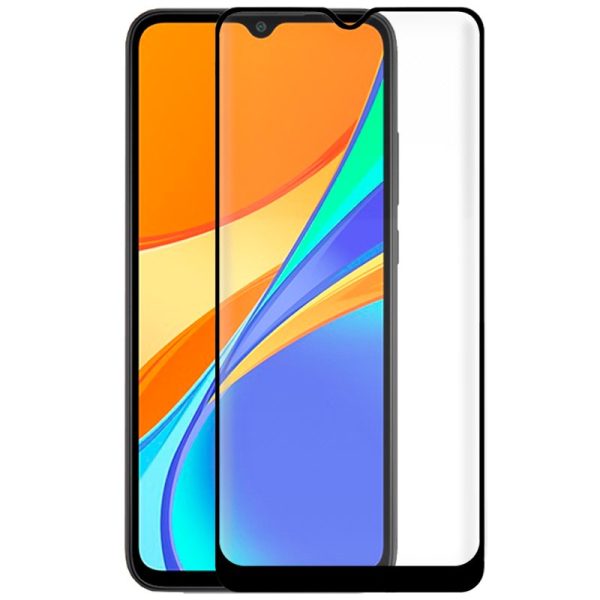 Protector Pantalla Cristal Templado  para Xiaomi Redmi 9C / 10A / A1 / A1 Plus / ZTE (FULL 3D Negro)