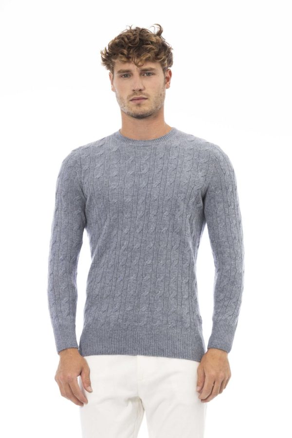 Alpha Studio Sweater AU030C_9004SKYBLUE_D