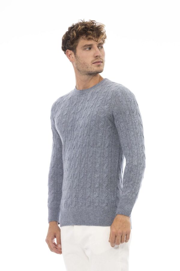 Alpha Studio Sweater AU030C_9004SKYBLUE_D - Image 2