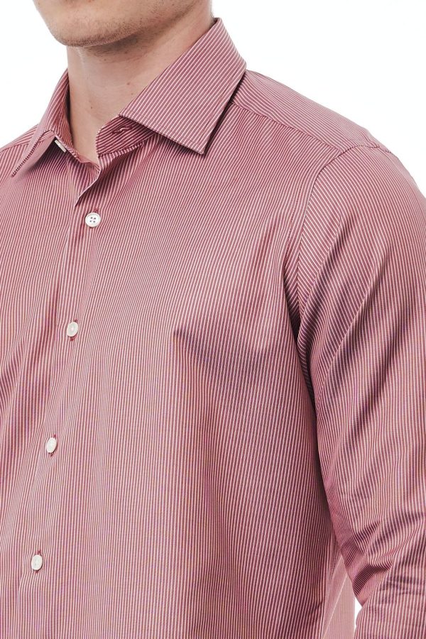 Bagutta Camisas 050_AL57214_017BiancoRosso - Image 2