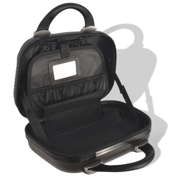 Conjunto de tróleis em estojo rígido 4 pcs antracite - Image 7