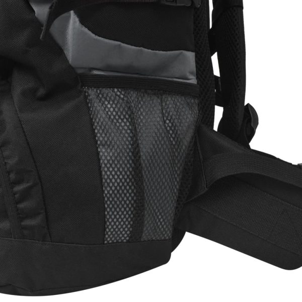 Mochila de caminhada XXL 75 L preto e cinza - Image 6