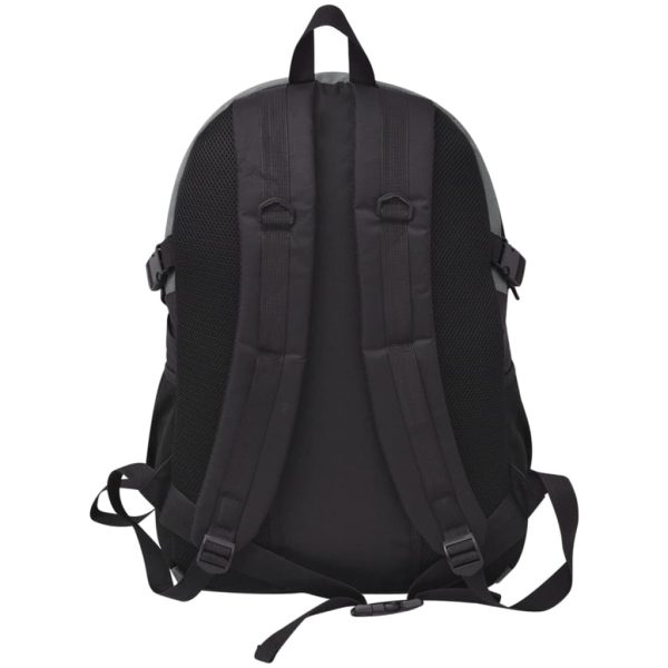 VidaXL Mochila para caminhadas 40 L preto e cinzento - Image 4