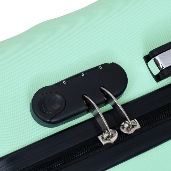 Conjunto de tróleis estojo rígido 2 pcs ABS verde hortelã - Image 11