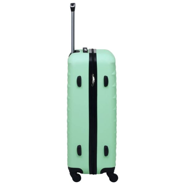 Conjunto de tróleis estojo rígido 2 pcs ABS verde hortelã - Image 4