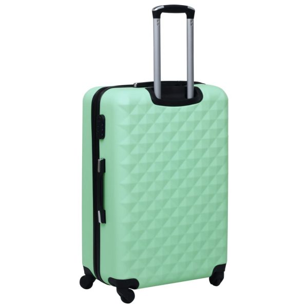Conjunto de tróleis estojo rígido 2 pcs ABS verde hortelã - Image 5