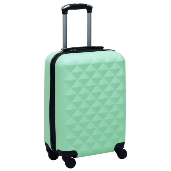 Conjunto de tróleis estojo rígido 2 pcs ABS verde hortelã - Image 7