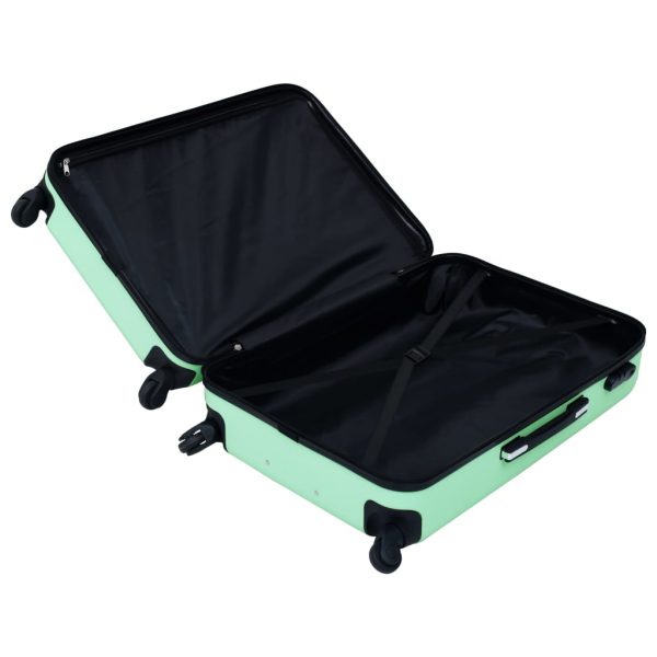 Conjunto de tróleis estojo rígido 2 pcs ABS verde hortelã - Image 10