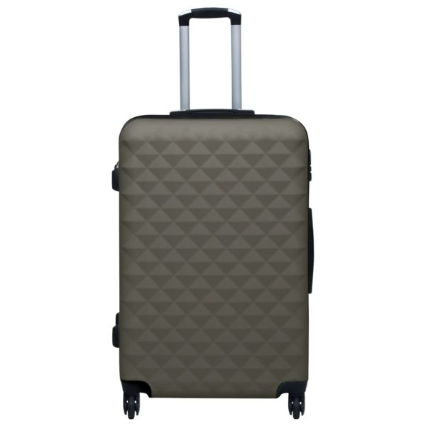 Conjunto de tróleis estojo rígido 2 pcs ABS antracite - Image 2