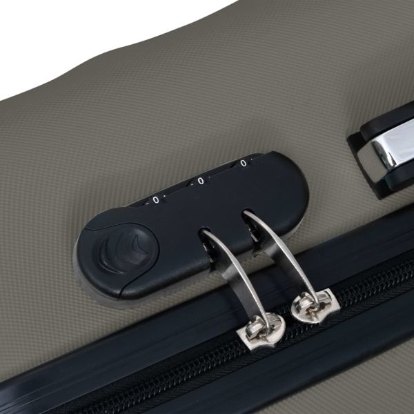 Conjunto de tróleis estojo rígido 2 pcs ABS antracite - Image 11
