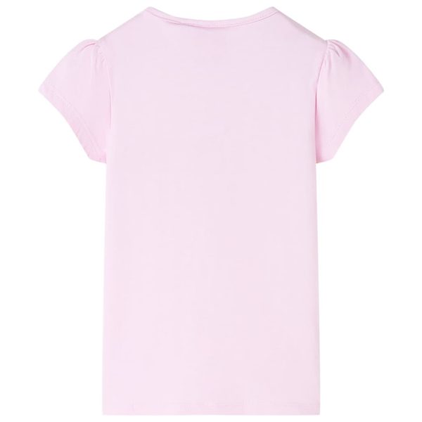 T-shirt de criança rosa-claro 140 - Image 2
