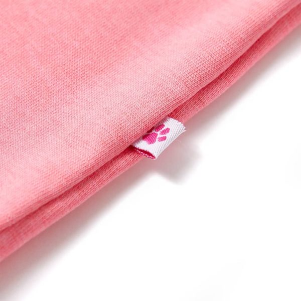 T-shirt para criança rosa-néon 92 - Image 5