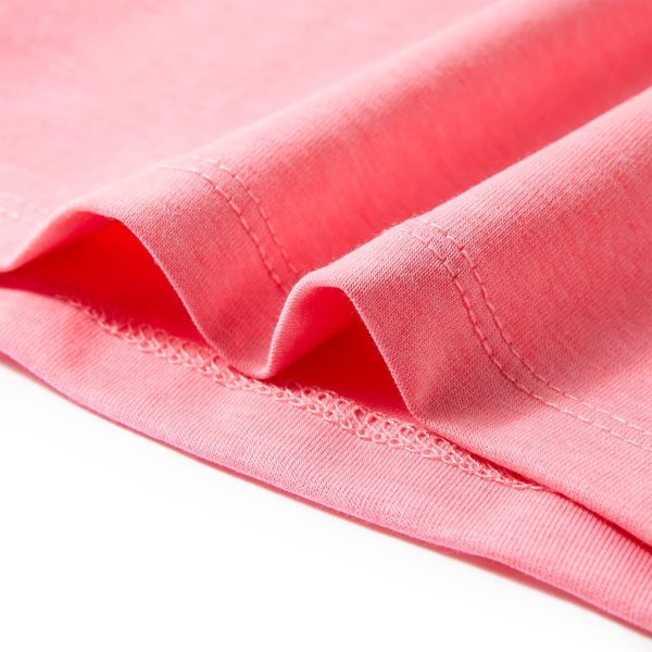 T-shirt para criança rosa-néon 92 - Image 6