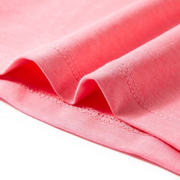 T-shirt para criança rosa-néon 128 - Image 6