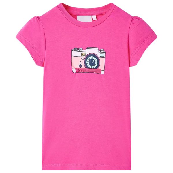 T-shirt de criança rosa-escuro 116