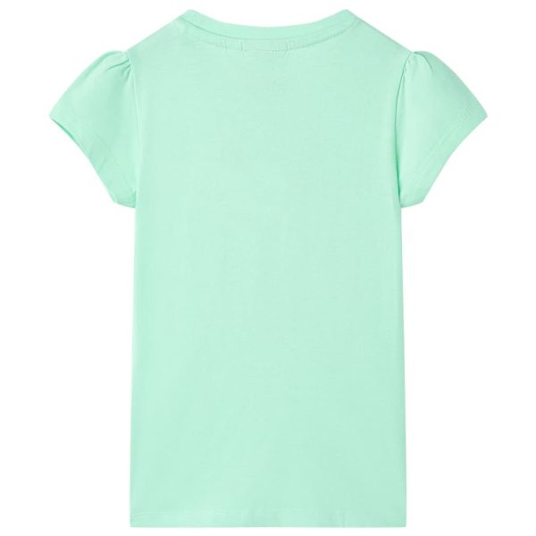 T-shirt de criança verde brilhante 104 - Image 2