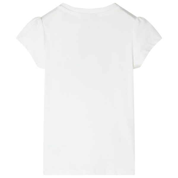 T-shirt infantil cor cru 128 - Image 2