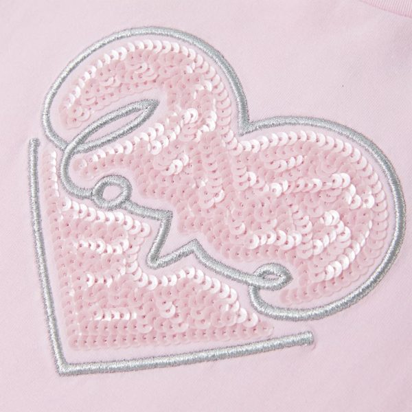 T-shirt de criança rosa-claro 92 - Image 4